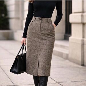 Vintage Ralph Lauren Tweed Skirt